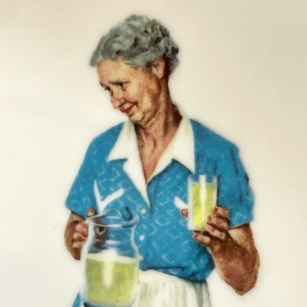 1978 Gorham Norman Rockwell Decorative Plate - 'Cool Aid' - Picture 3 of 6